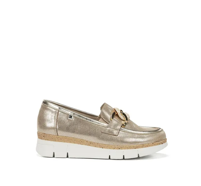 Dorking by Fluchos India D9691 mocassins doré femme cuir