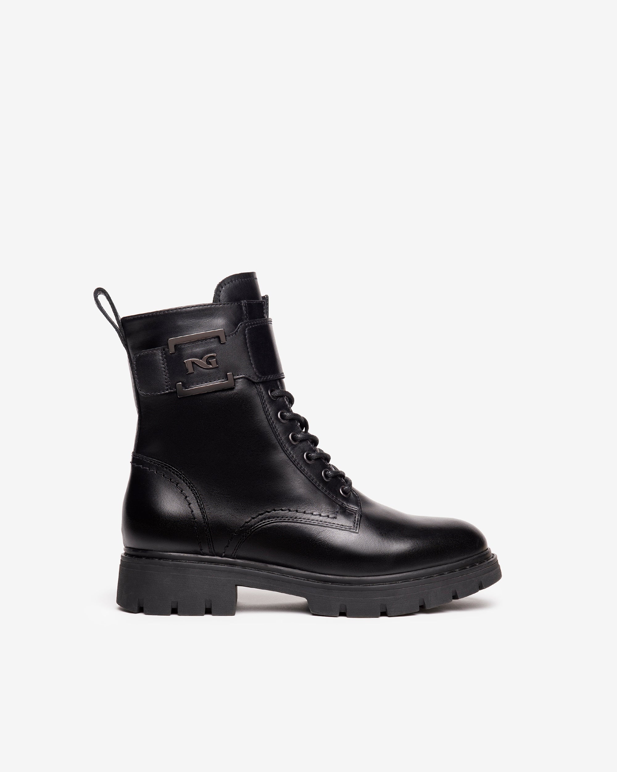 Nero Giardini Combat Boots rangers cuir femme