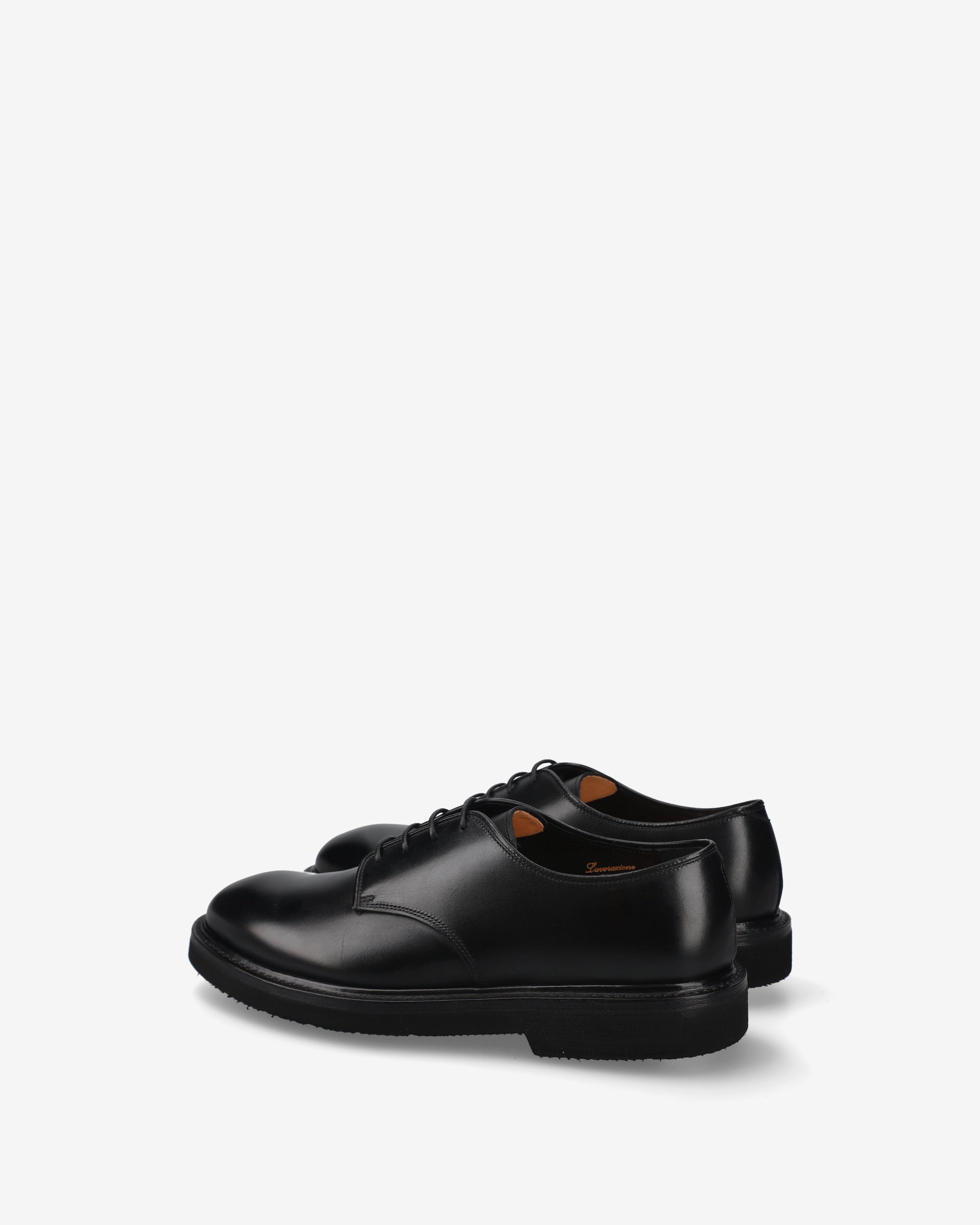 Premiata Derby chaussures homme noir cuir veau Goodyear