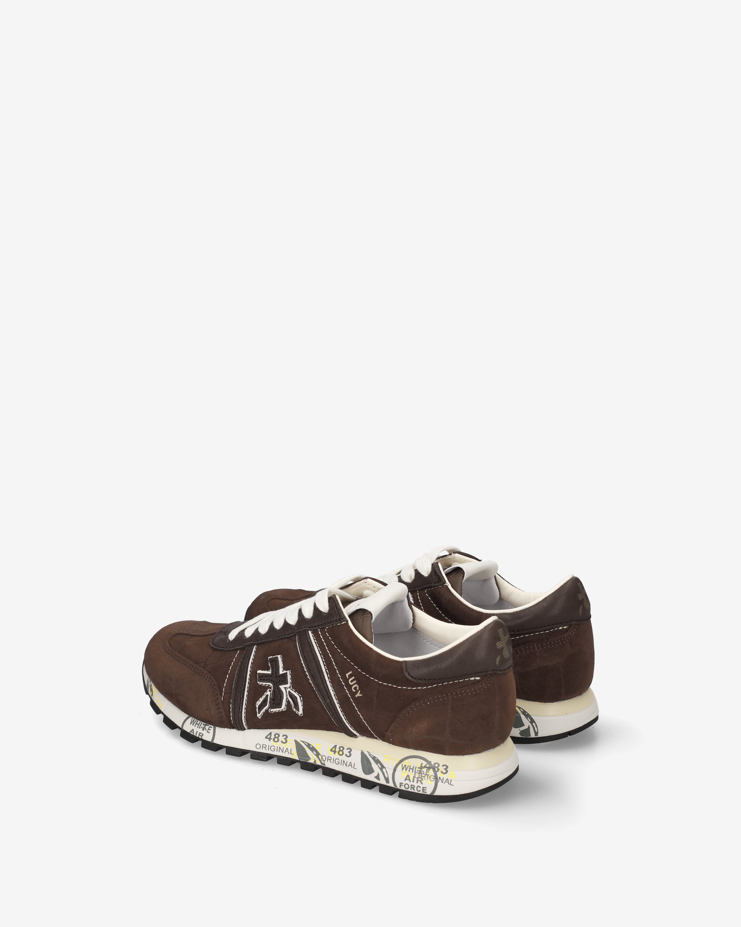 Premiata Lucyd 0.1 8413 sneakers femme marron cuir