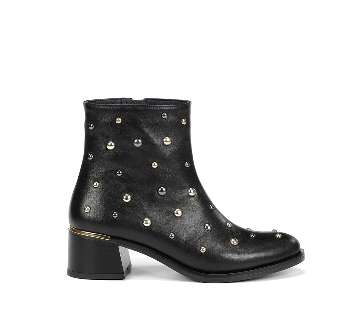 Dorking Kim D9608 bottines femme noires talon bas