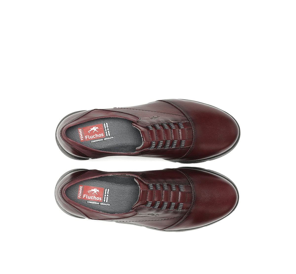 Fluchos Bona F1357 chaussures femme bordeaux légères