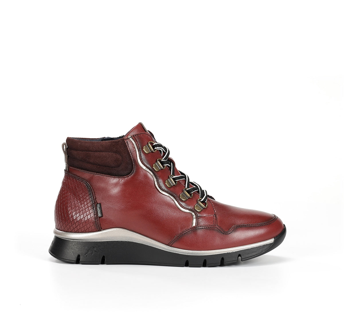 Fluchos Union F2073 bottine femme bordeaux