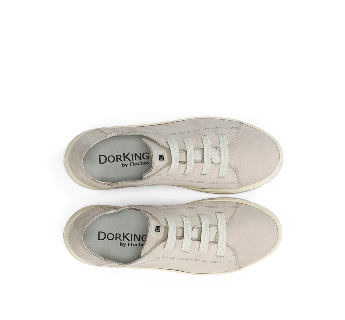 Dorking Yet D9500 chaussures femme blanc cuir large