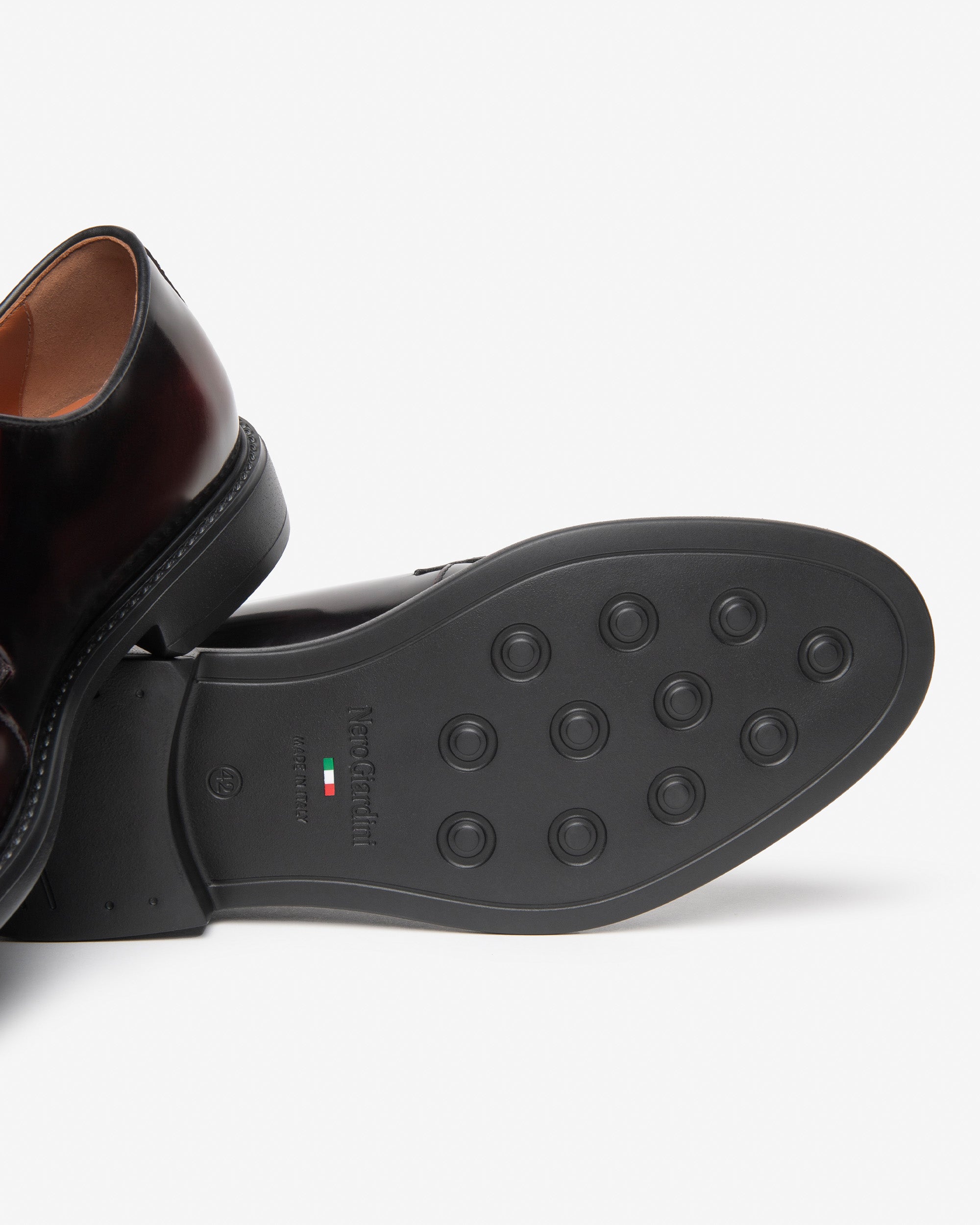 Nero Giardini Derby derbies homme cuir patiné