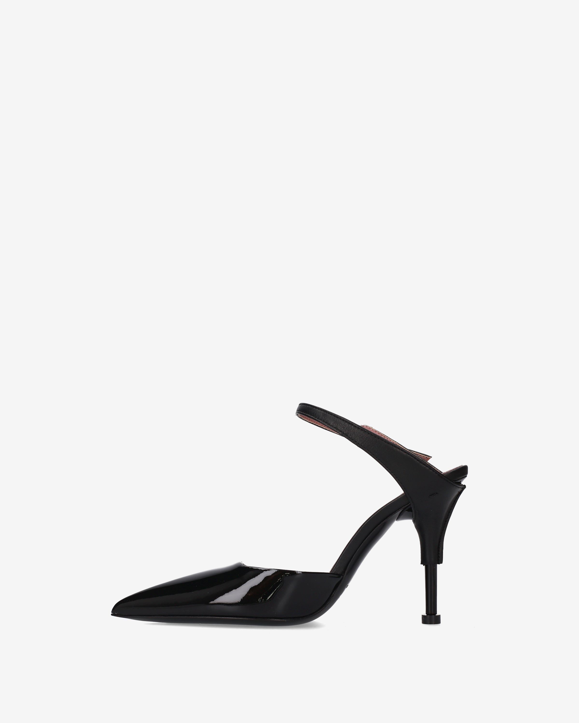 Premiata slingback verni noir escarpins 10 cm