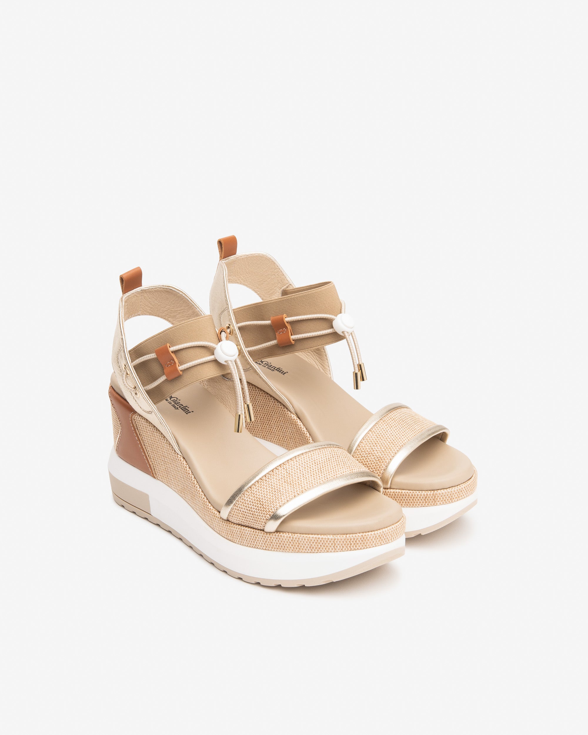 Nero Giardini Sandals sandale cuir toile femme été