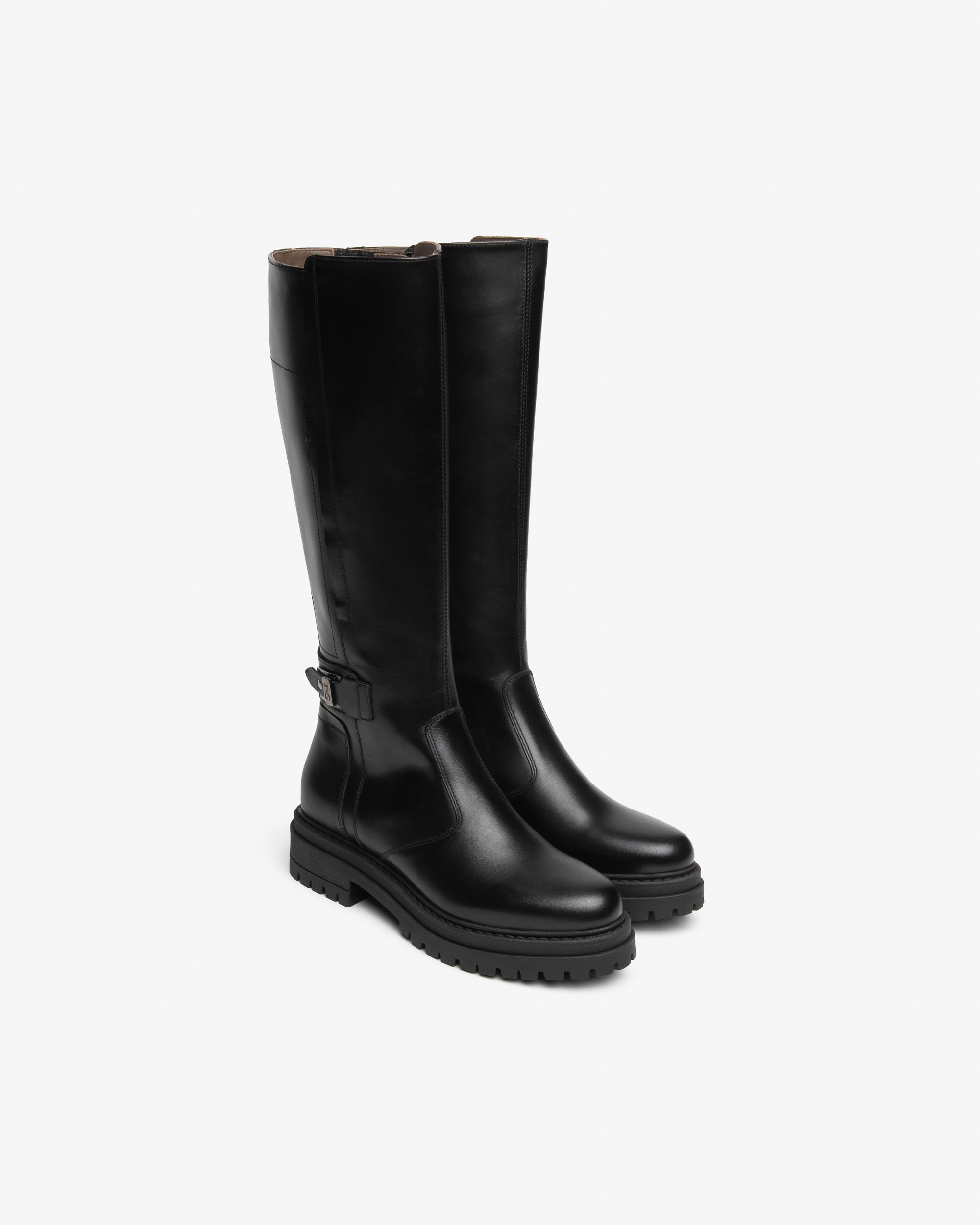 Nero Giardini Boots bottes cuir femme talon 40mm