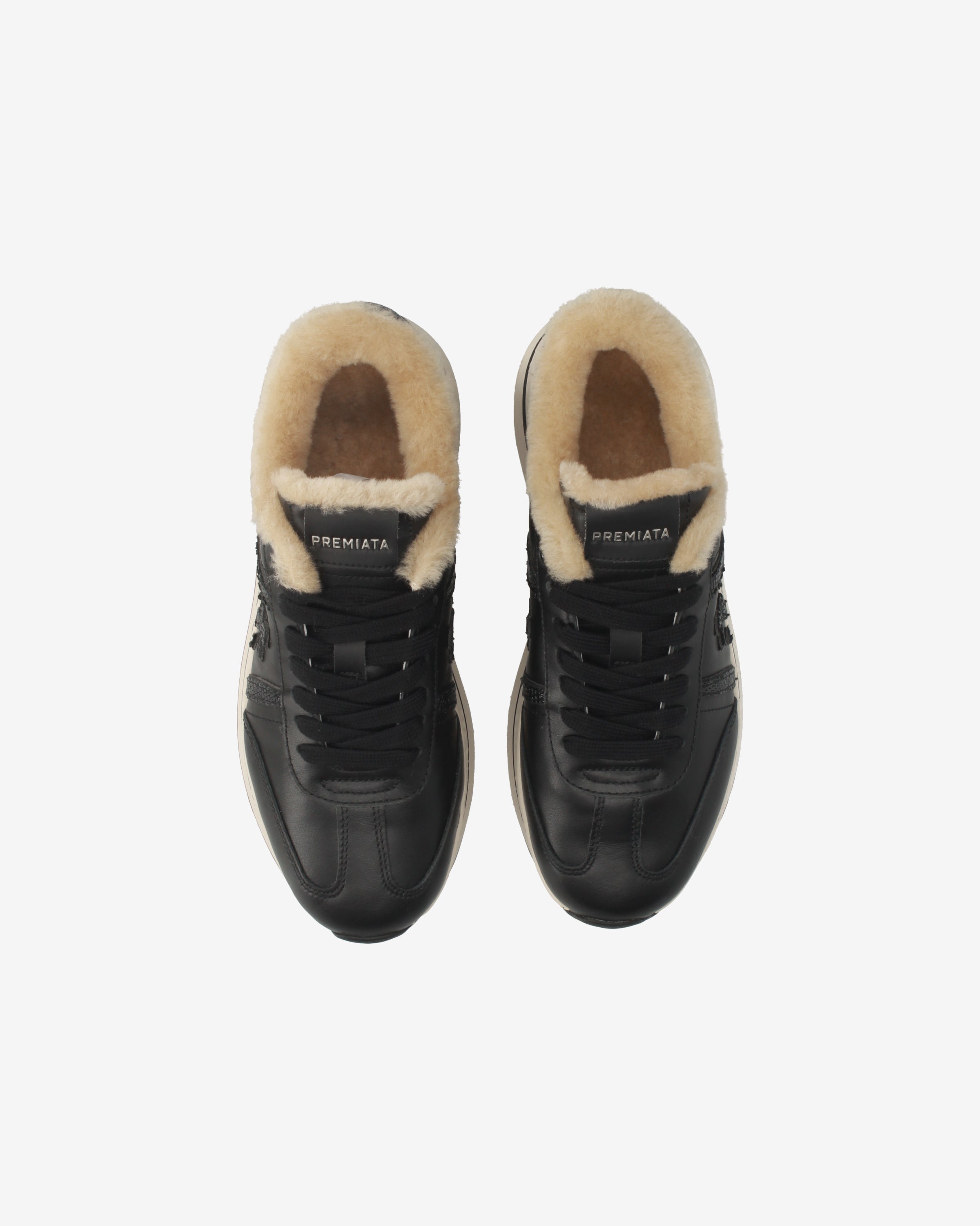 Premiata Bethcoin 8503M sneakers femme cuir noir plateforme