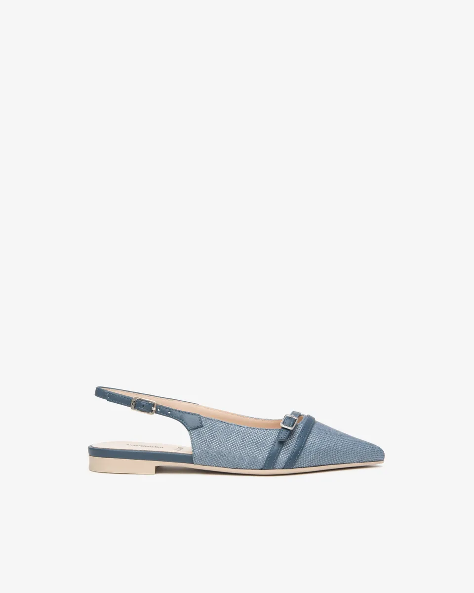 Nero Giardini Slingback cuir tissu femme