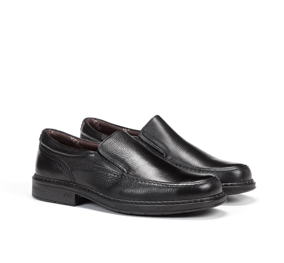 Fluchos Clipper 9578 slip on homme noir cuir