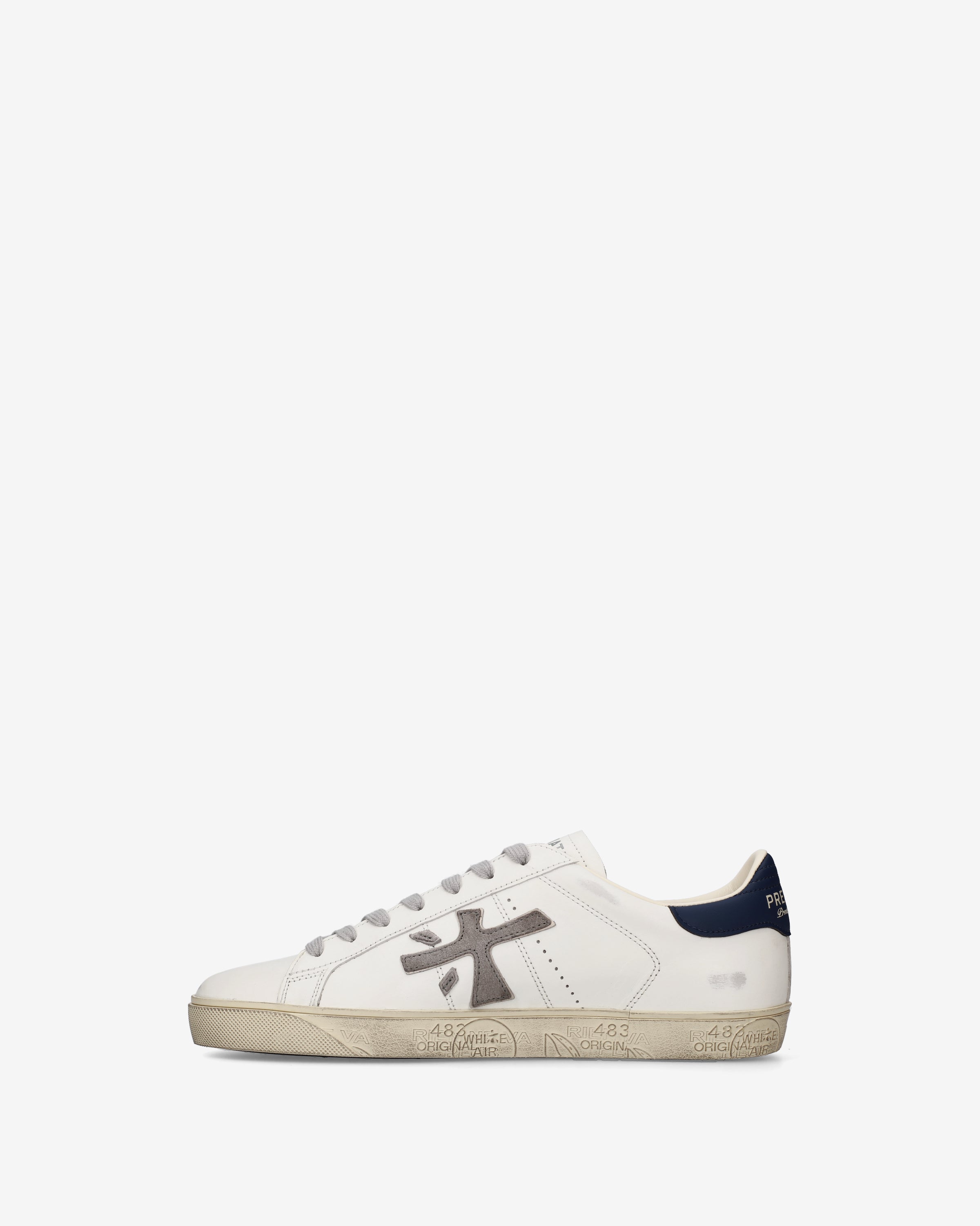 Premiata Steven 8479 sneakers cuir creme homme