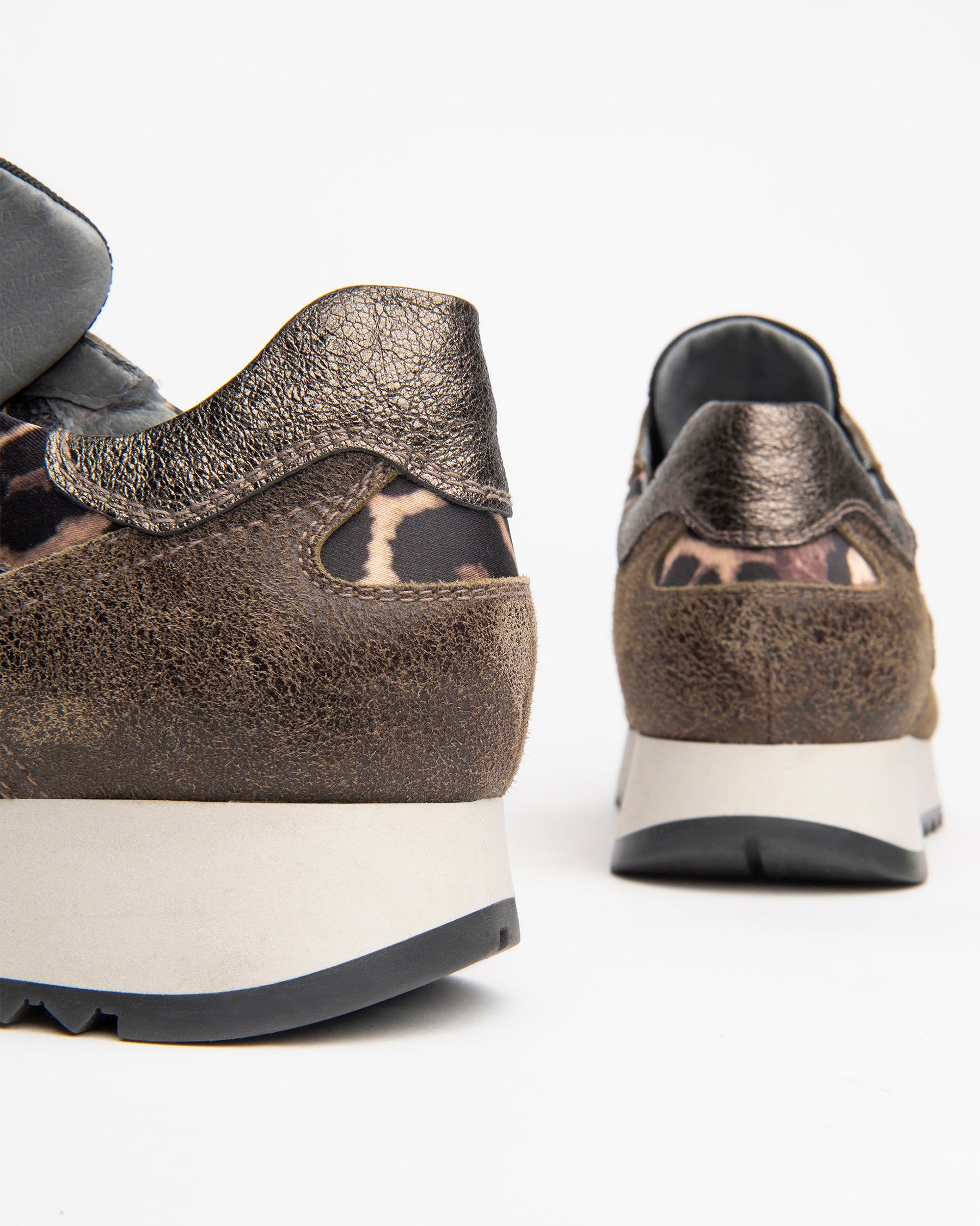 Nero Giardini Sneakers baskets femme daim imprimé animal