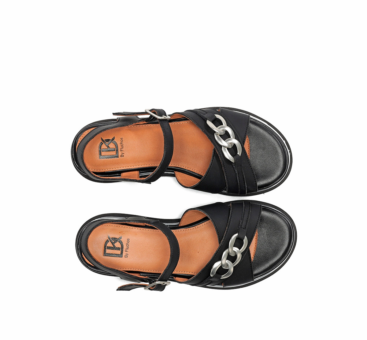 Dorking by Fluchos Nika D9527 sandales femme noires
