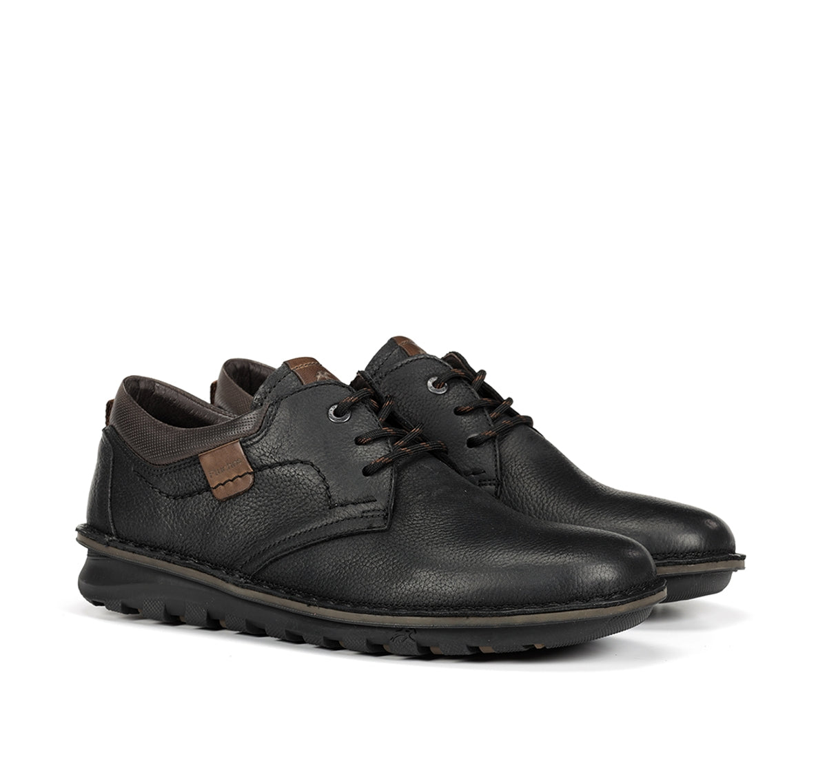 Fluchos Alvin F2258 chaussure noir cuir à lacets