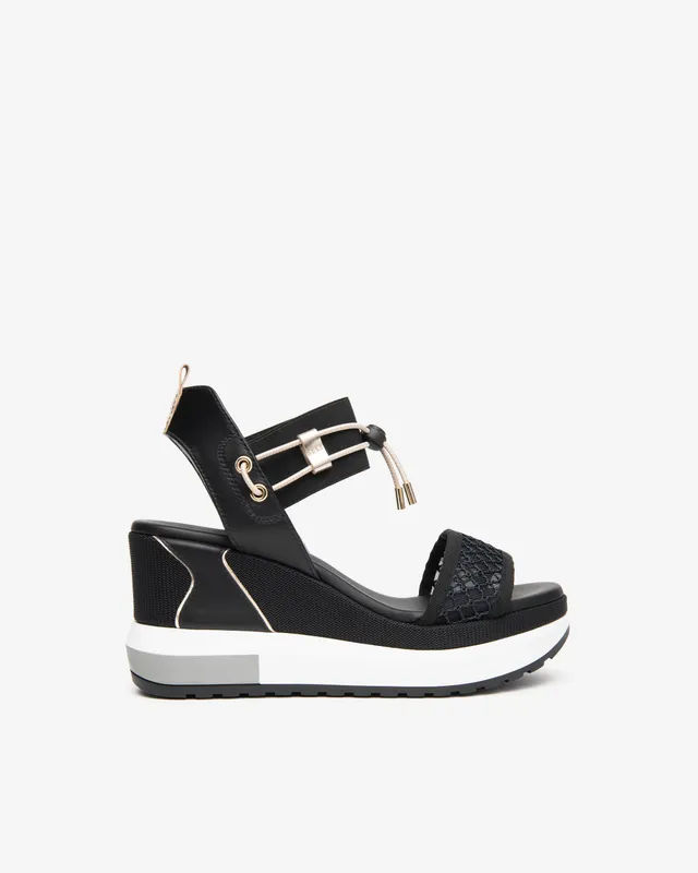 Nero Giardini Sandals sandales toile cuir femme