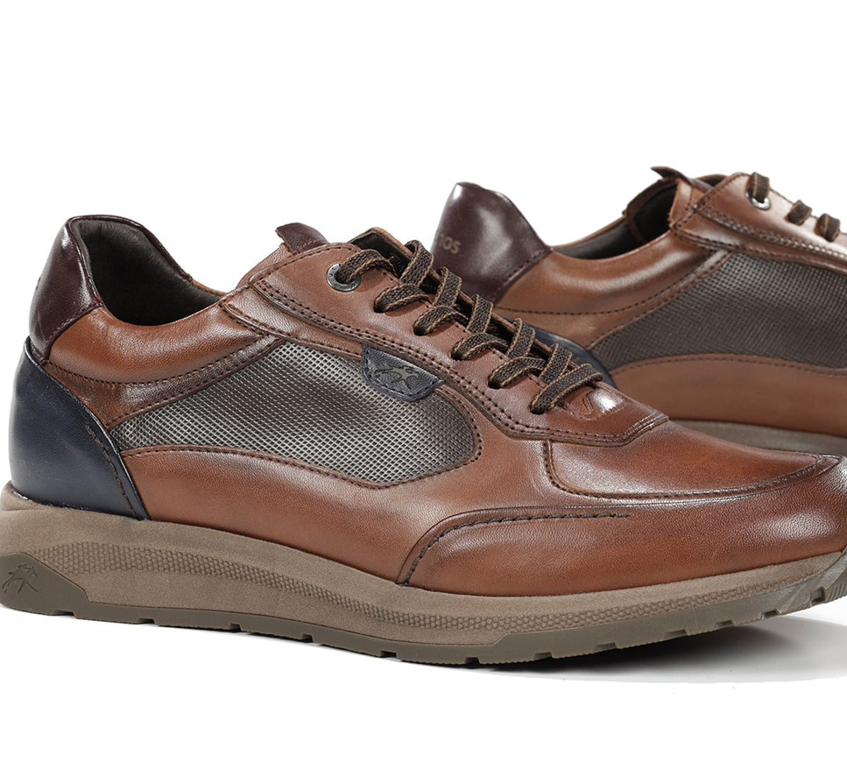 Fluchos Karter F2532 baskets marron homme cuir
