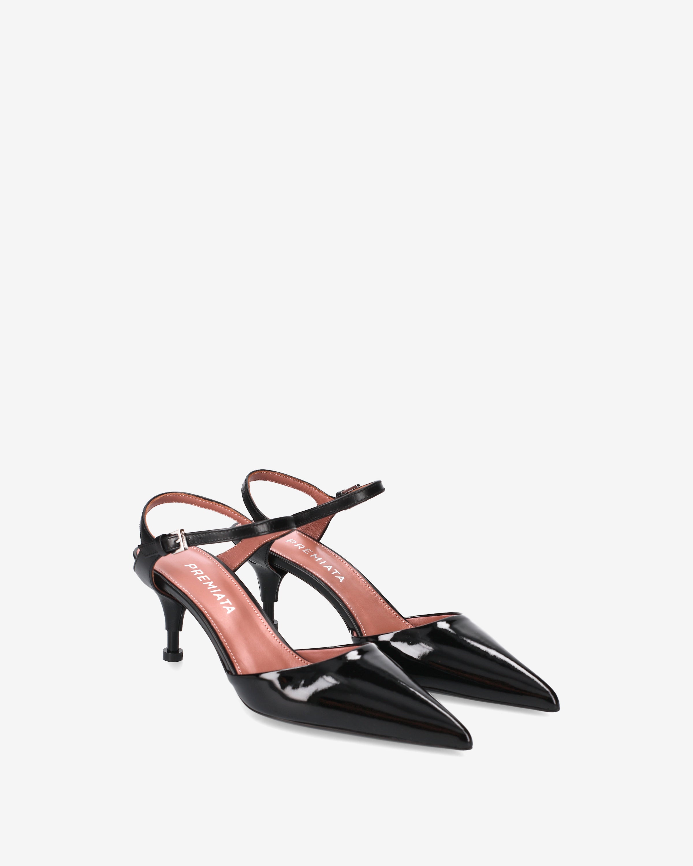 Premiata Essential Black escarpins slingback noirs
