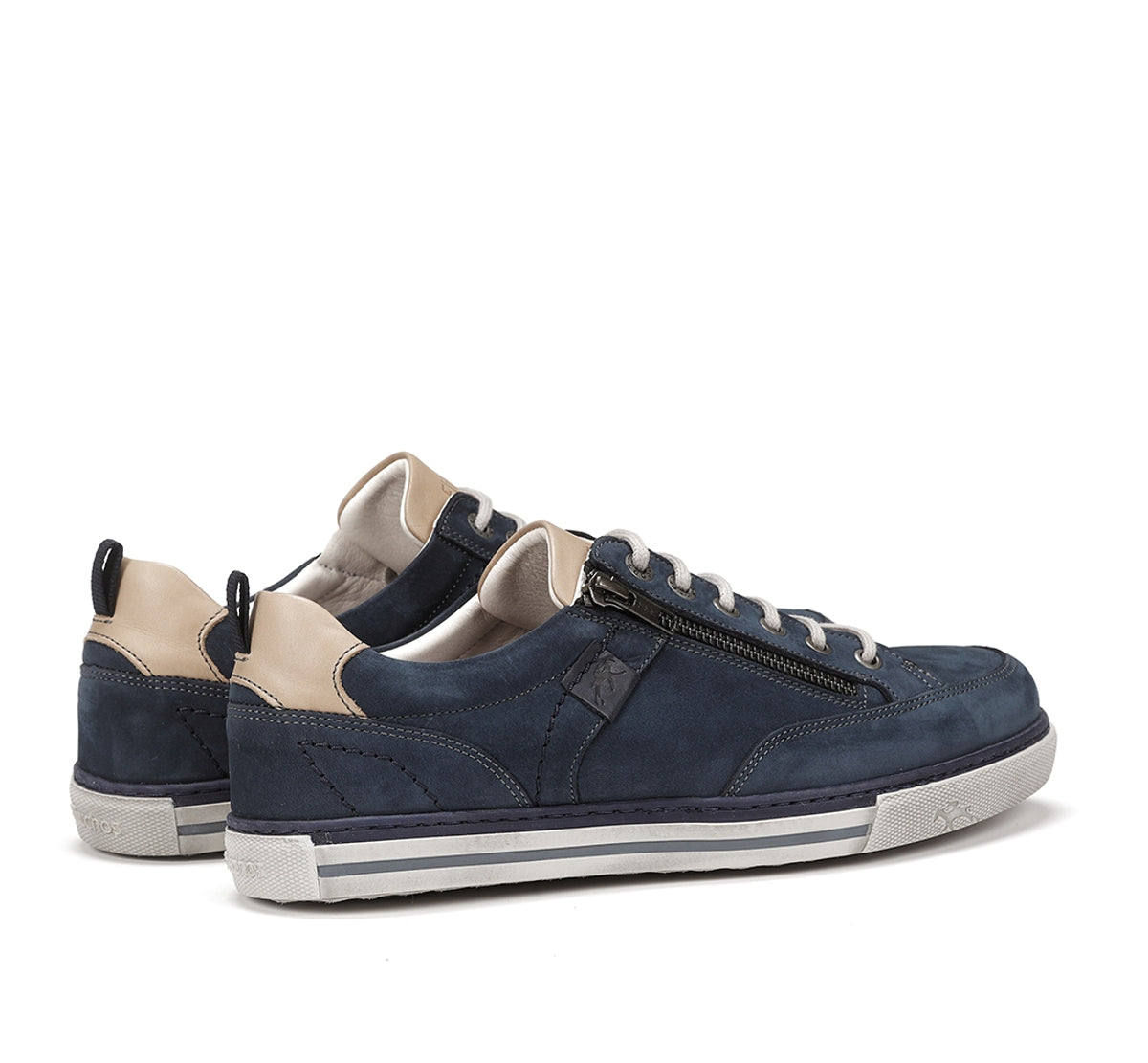 Fluchos Quebec 9376 baskets homme bleu été