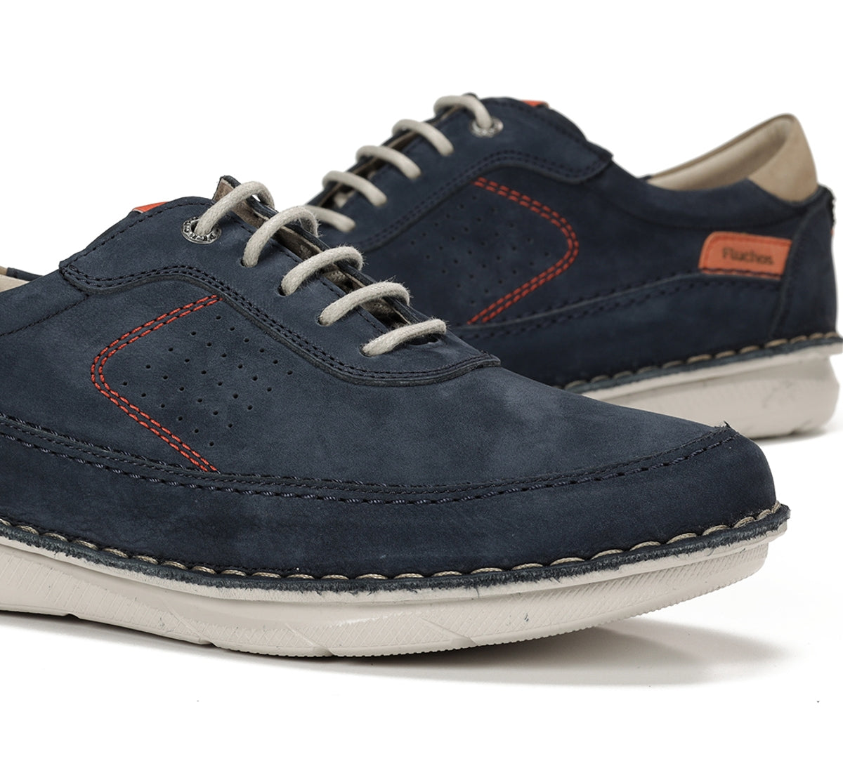 Fluchos Parker F2004 baskets bleu homme forme large