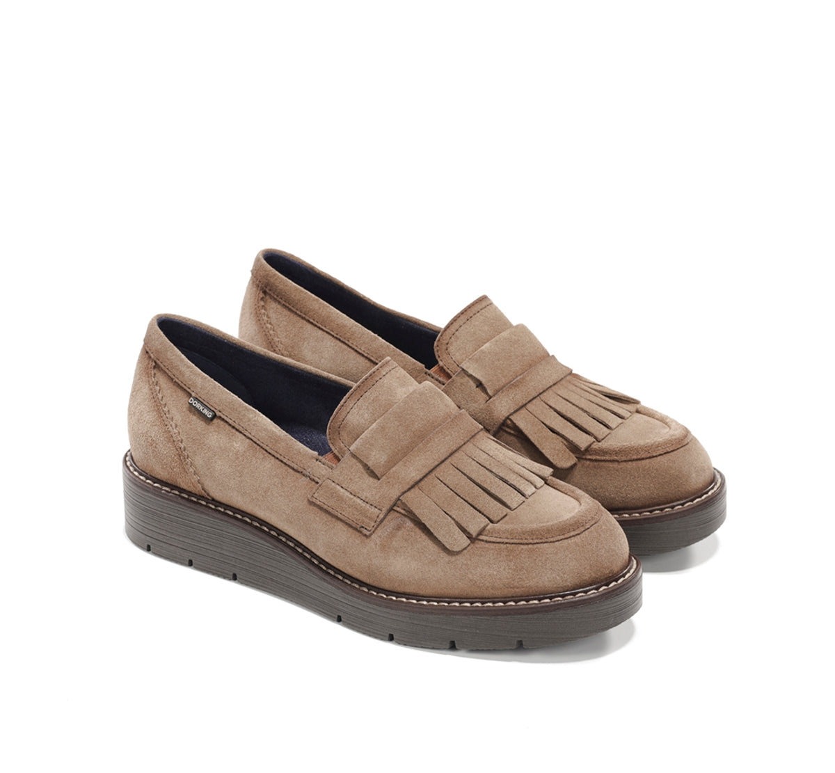 Dorking by Fluchos Africa D9782 mocassins taupe