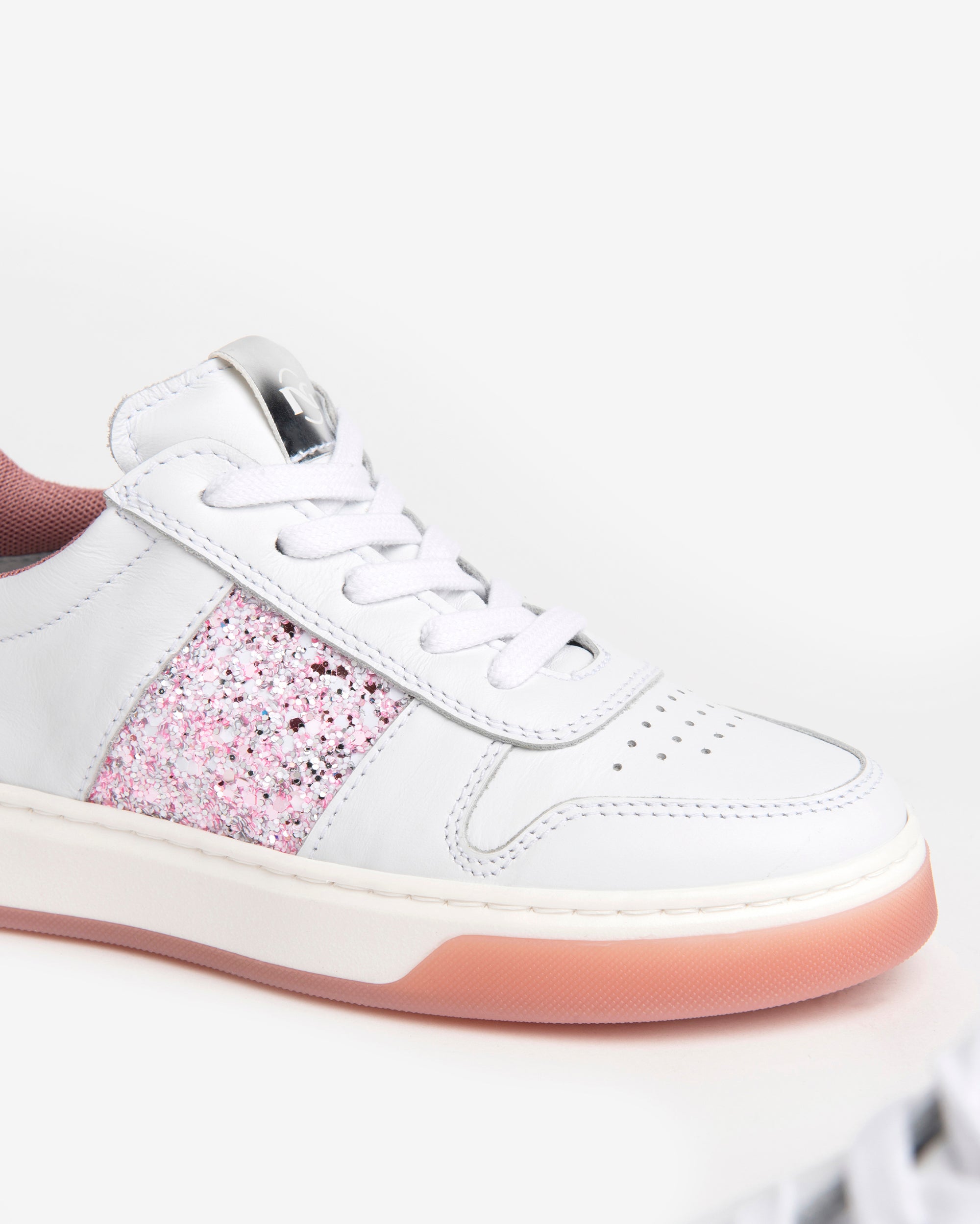 Nero Giardini Sneakers Baskets Cuir Fille Paillettes Zip