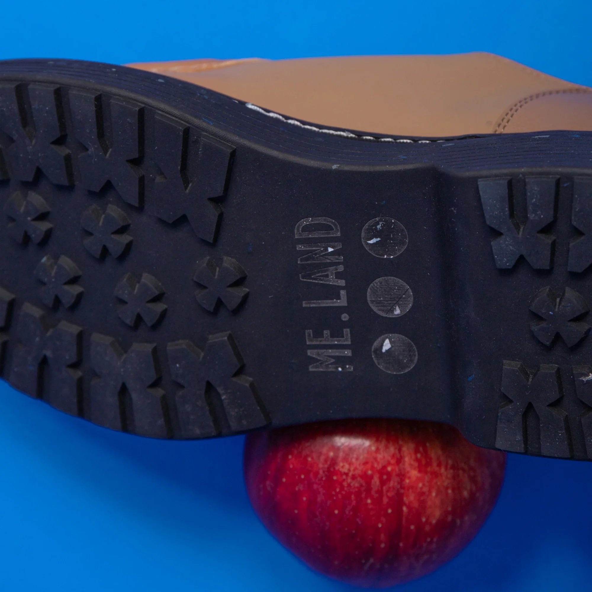 Me.Land Rando derby vegan cuir pomme cognac