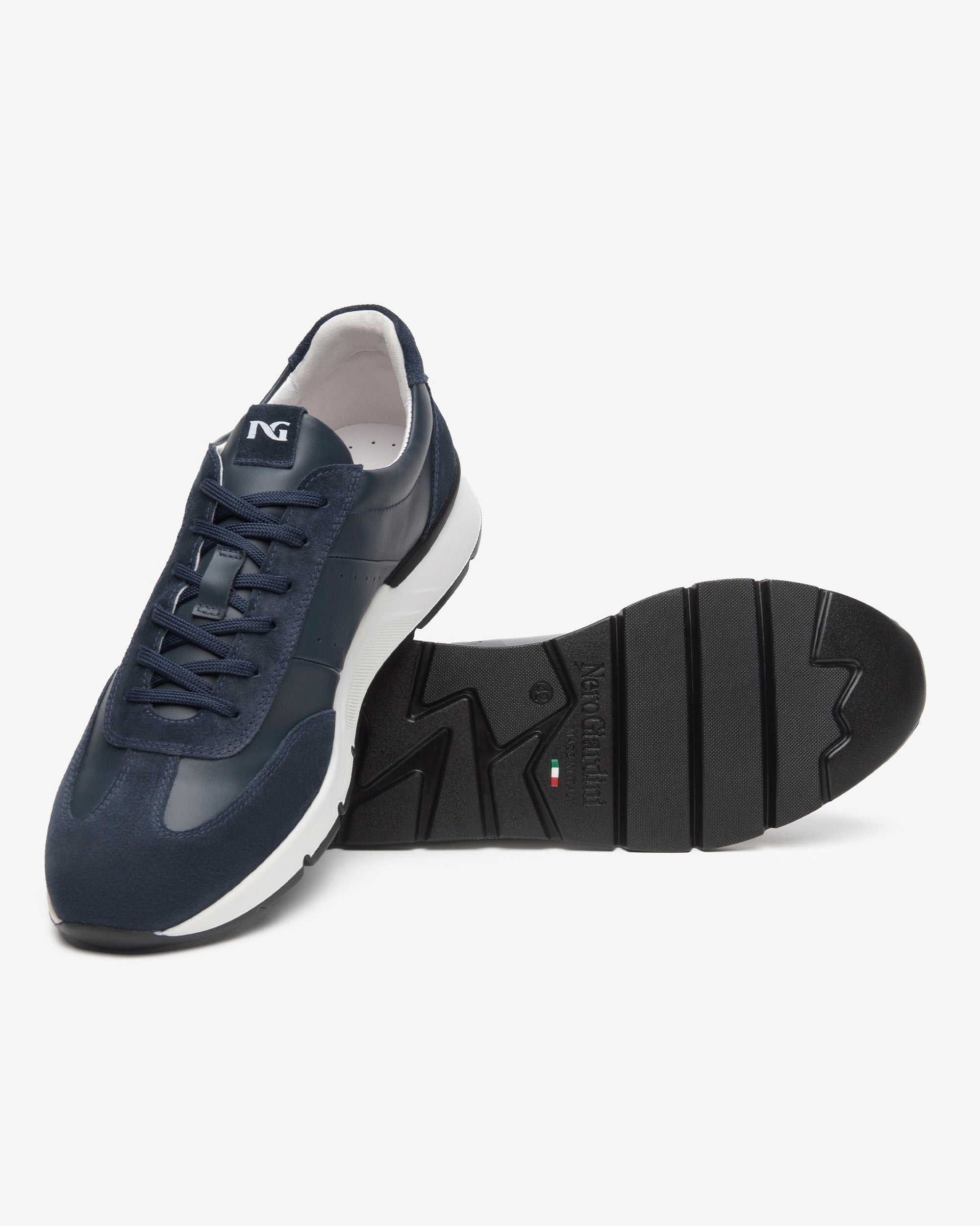 Nero Giardini Sneakers baskets homme cuir daim pointure 39