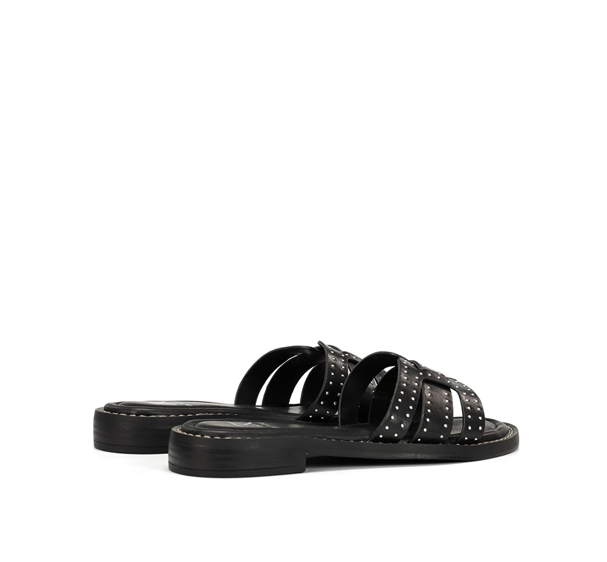 Fluchos Dorking Ega D9731 sandale noire femme plate