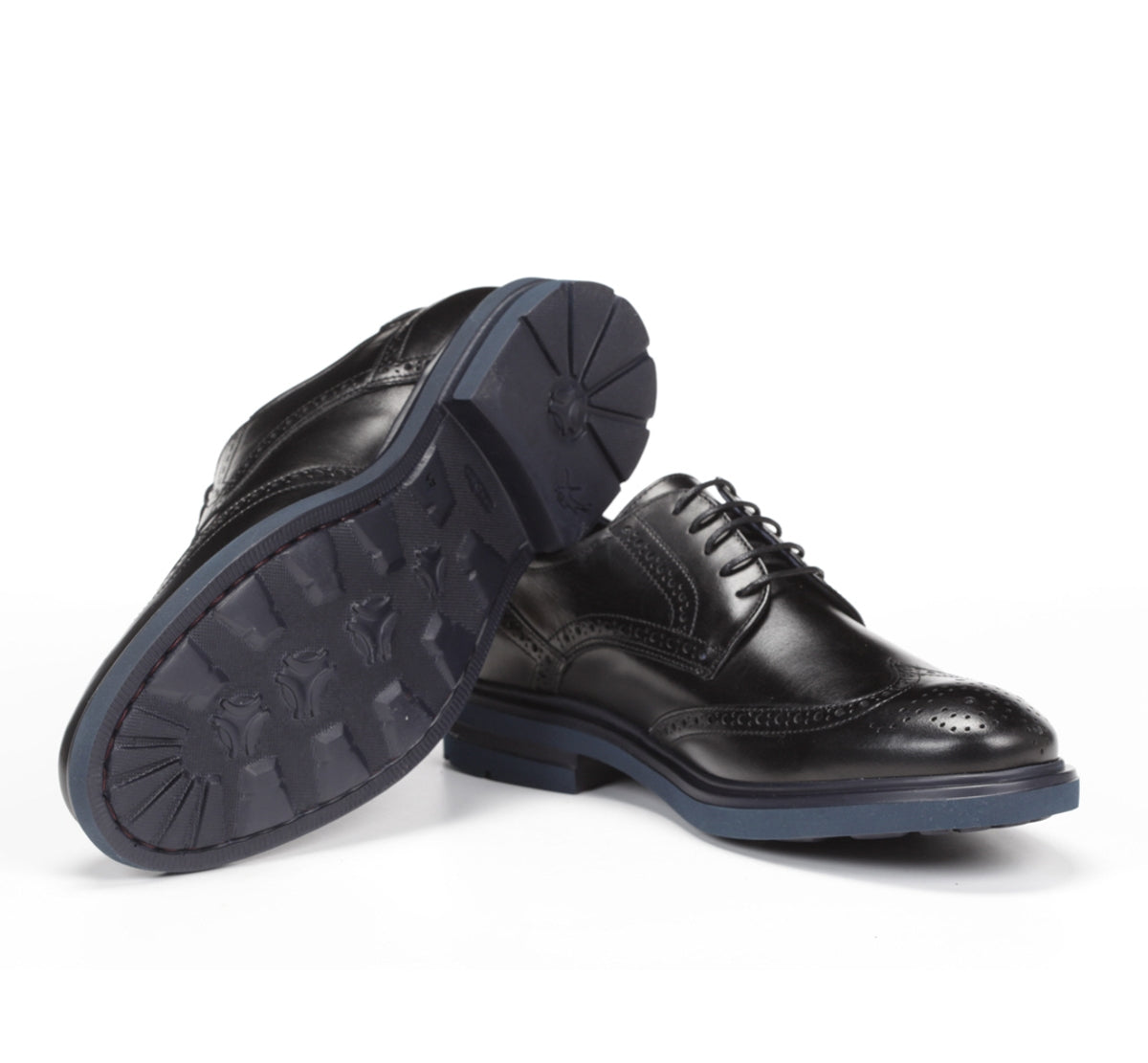Fluchos Belgas F0628 chaussure homme noire cuir