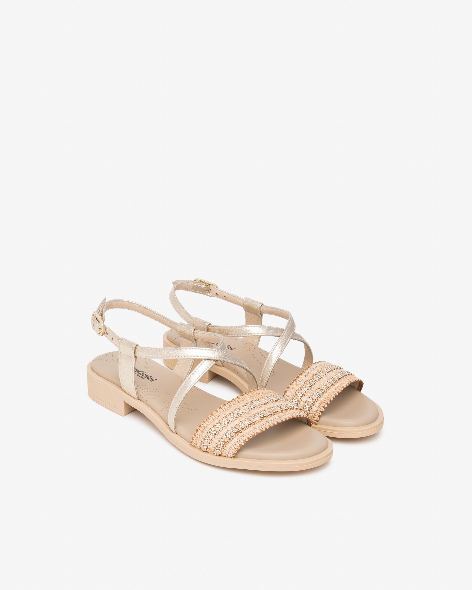 Nero Giardini Slippers Mules Femme Cuir Tissu 38