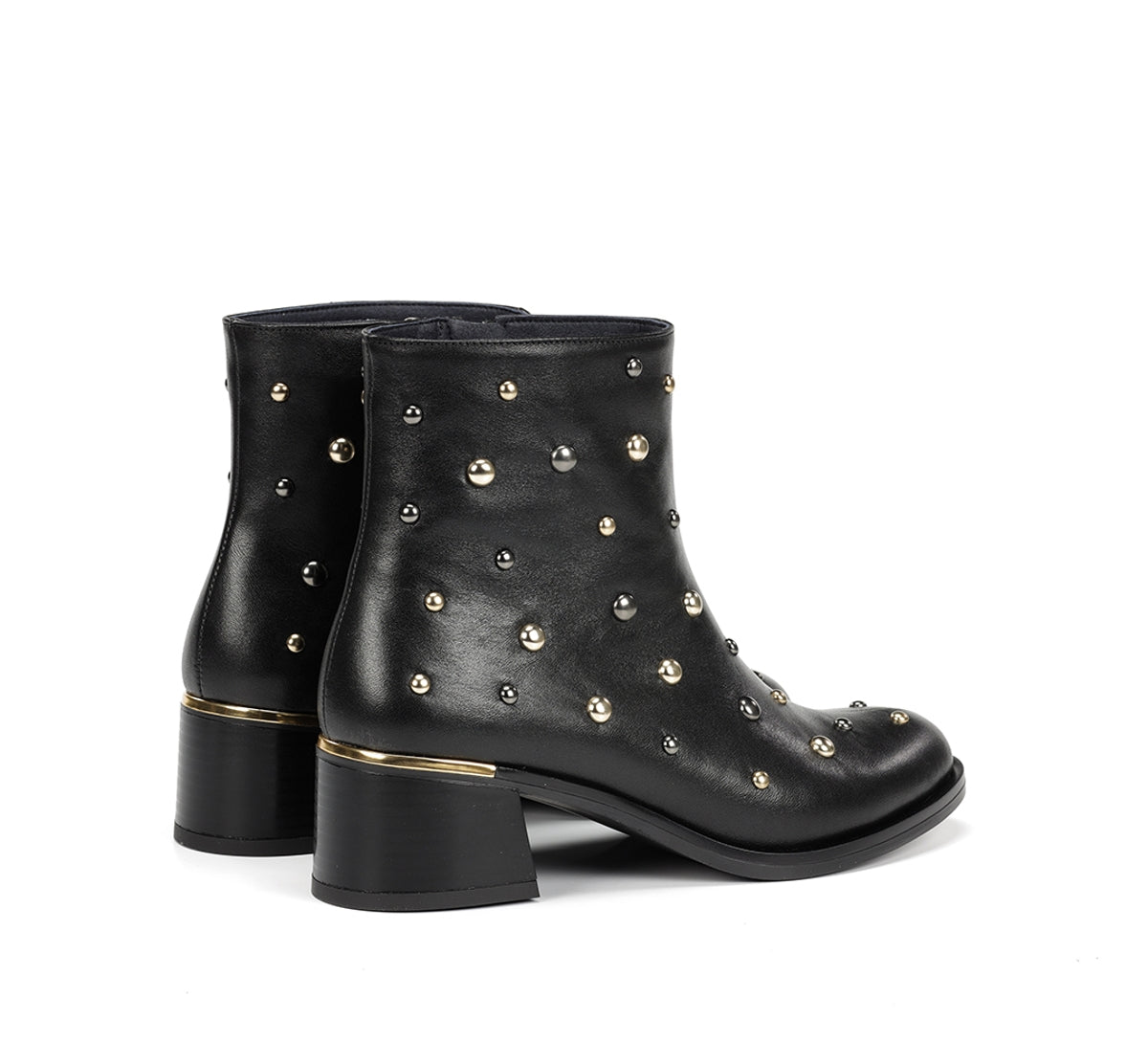 Dorking Kim D9608 bottines femme noires talon bas