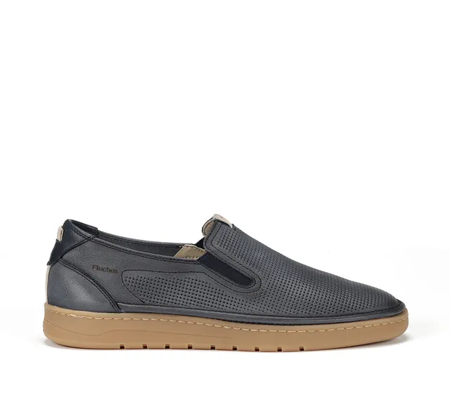 Fluchos Leo F1946 slip on homme bleu léger