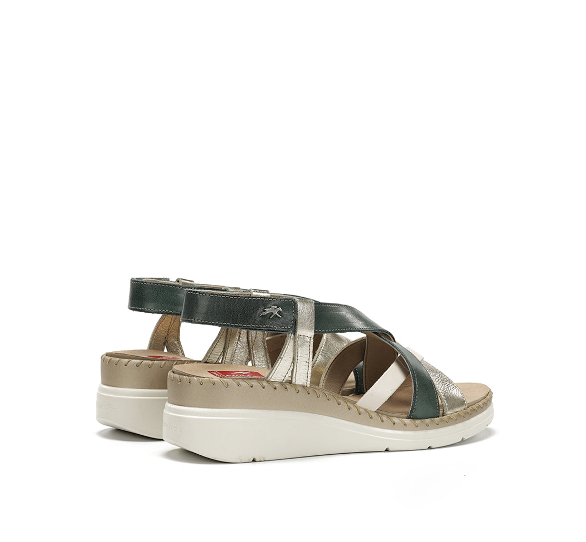 Fluchos Leza F2135 sandale femme bleu cuir confort