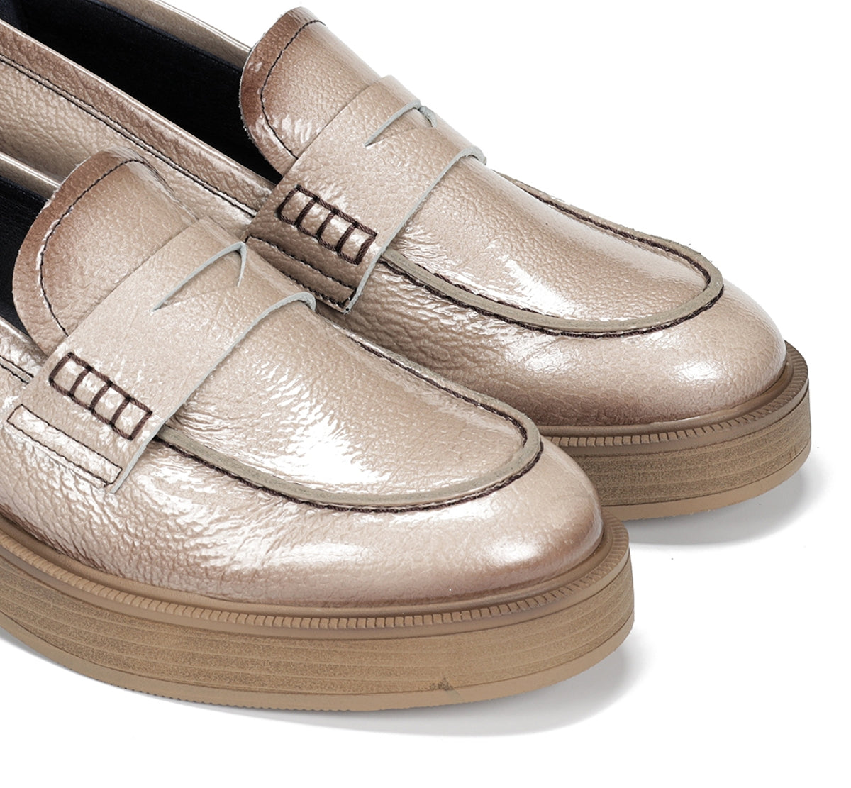 Dorking by Fluchos Idaly D9380 mocassin taupe femme