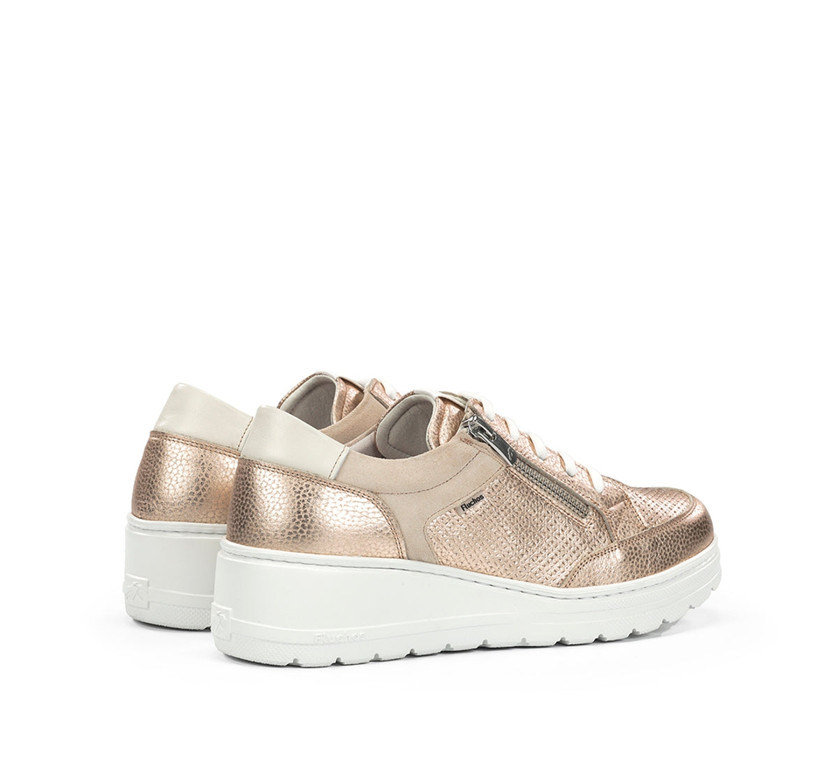 Fluchos Aqua F2173 Baskets Femme Doré Compensées