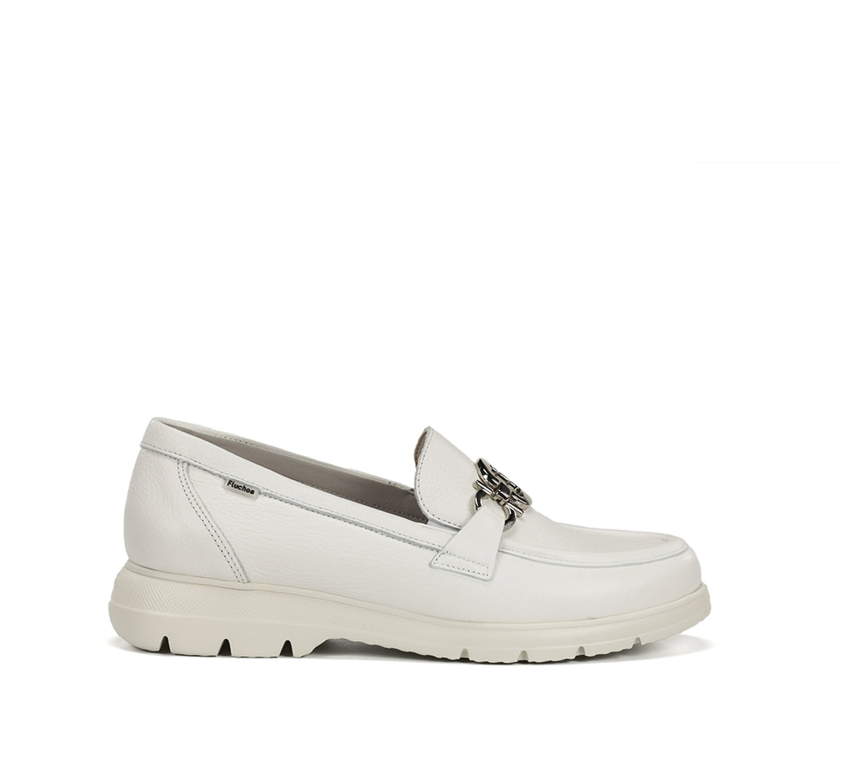 Fluchos Gladis F2282 mocassin blanc femme