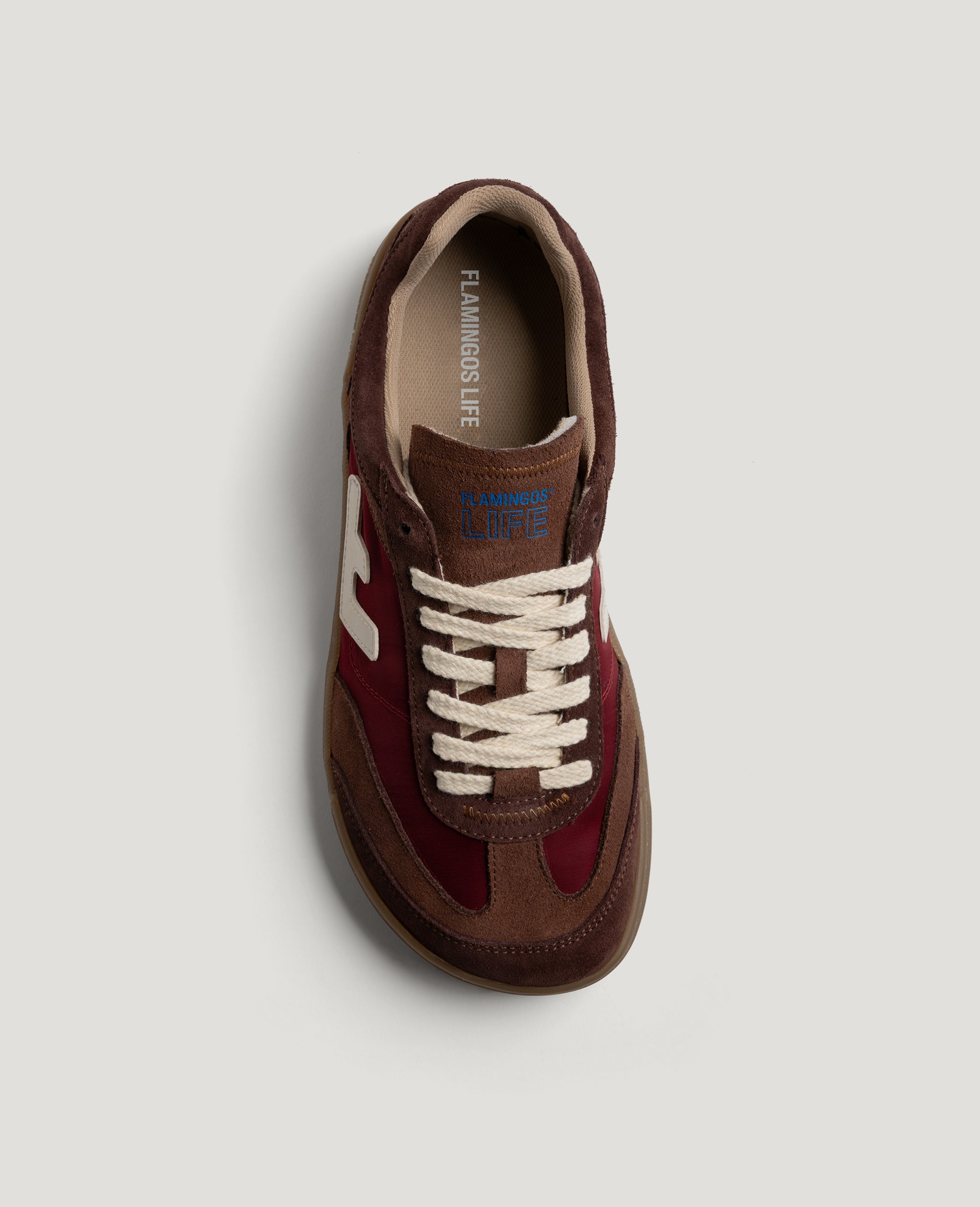Flamingos Life Zero Tennis baskets bordeaux barefoot