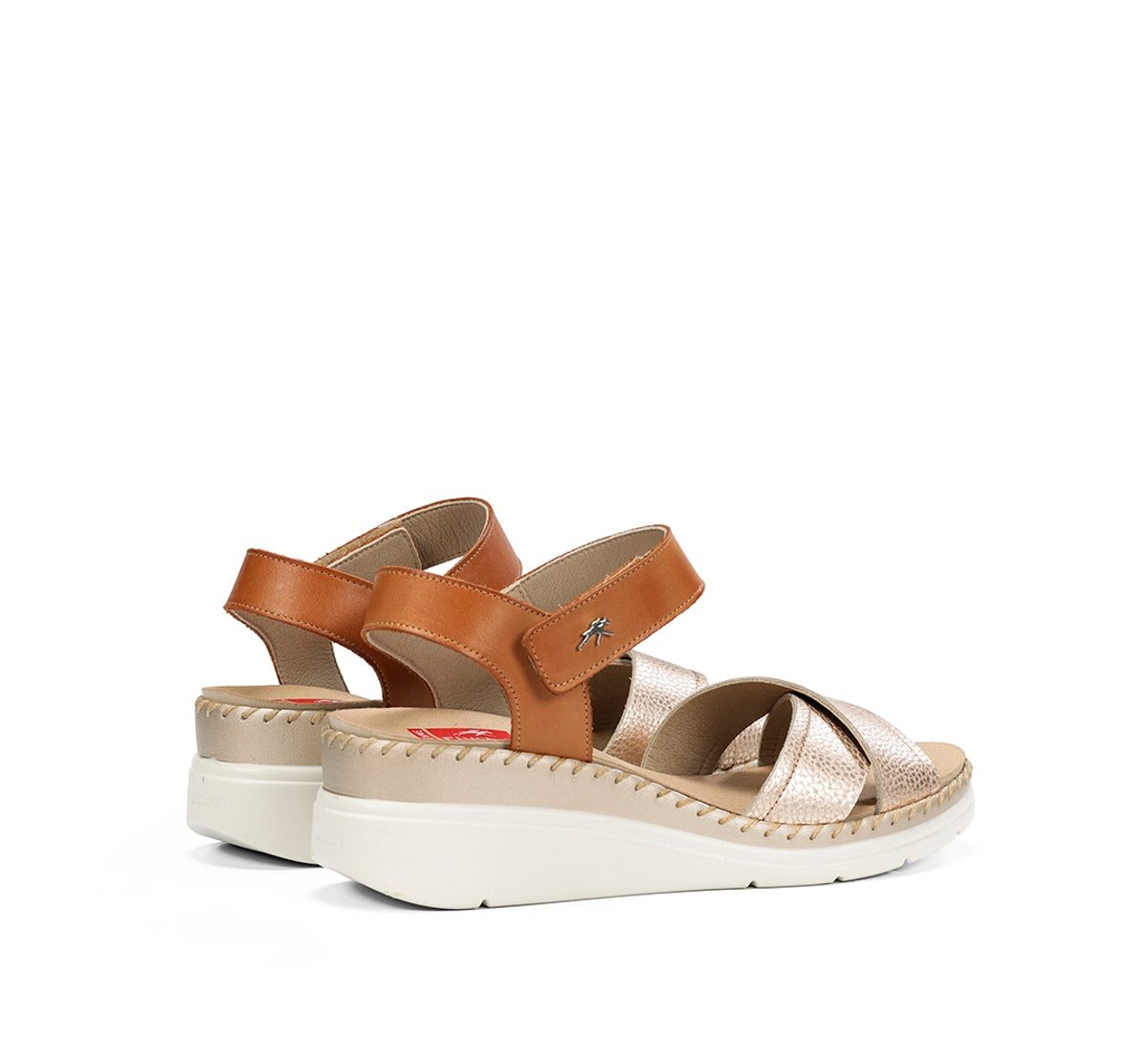 Fluchos Sandalias LEZA F2139 sandales femme doré légères
