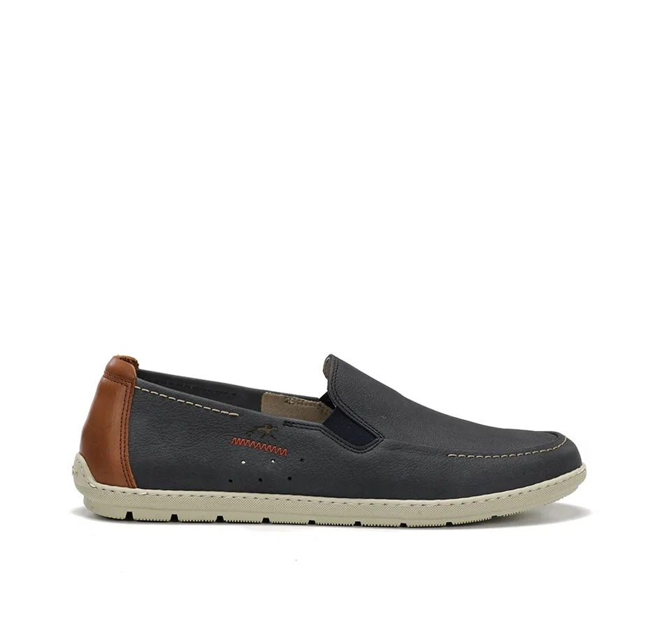 Fluchos Andy F2370 slip on homme bleu confort