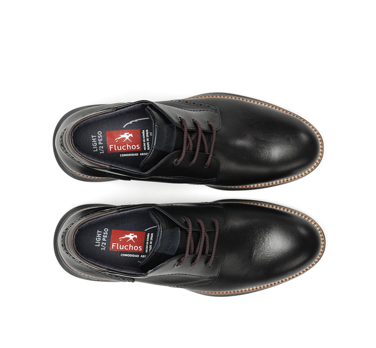 Fluchos William F1353 bottine noire homme cuir léger