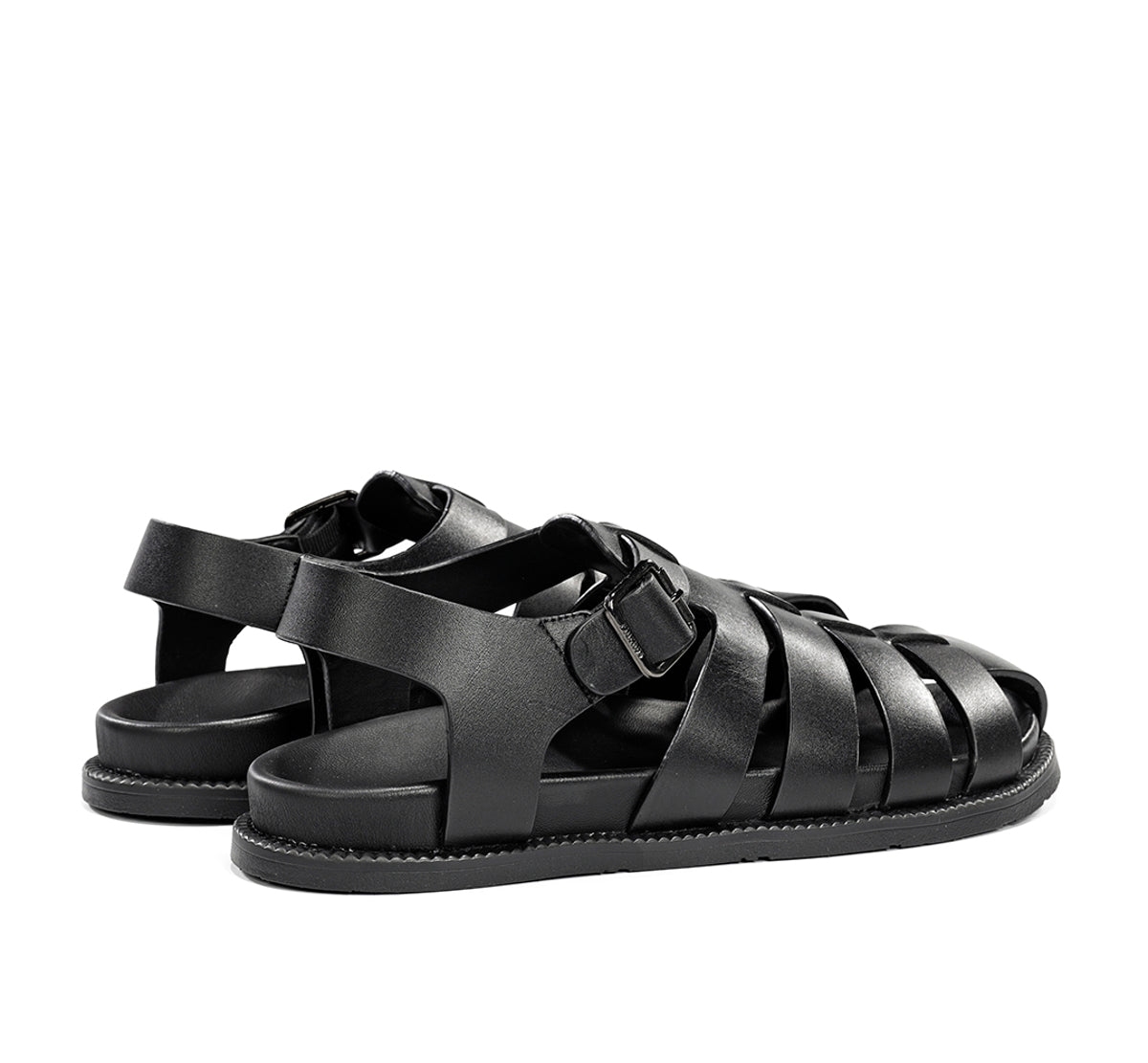 Fluchos Bari F2450 sandales homme noir cuir
