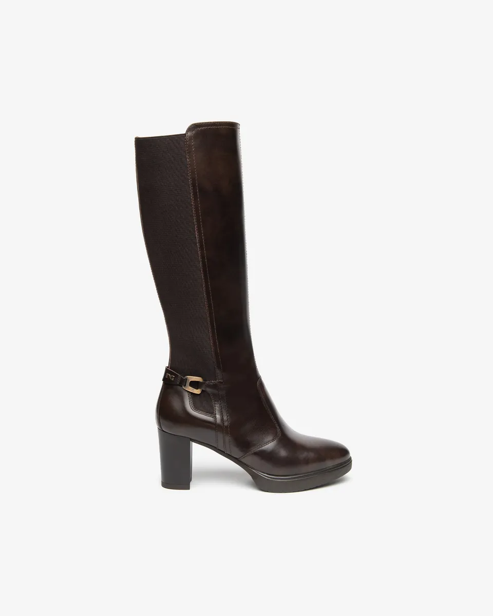 Nero Giardini Boots Bottes Femme Cuir Talon 70mm 38