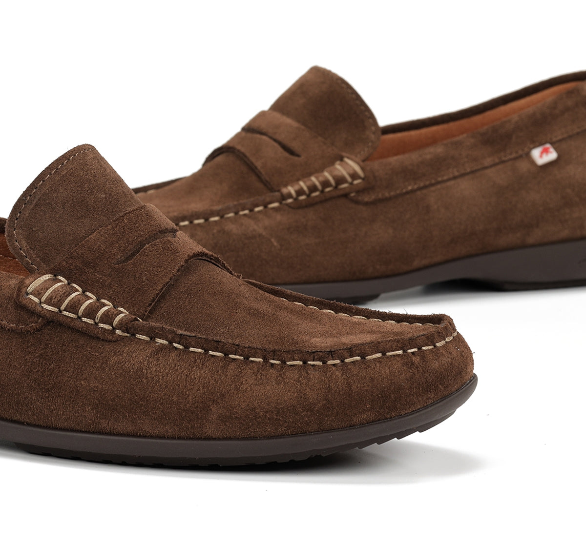 Fluchos Samoa F2207 mocassin homme marron souple