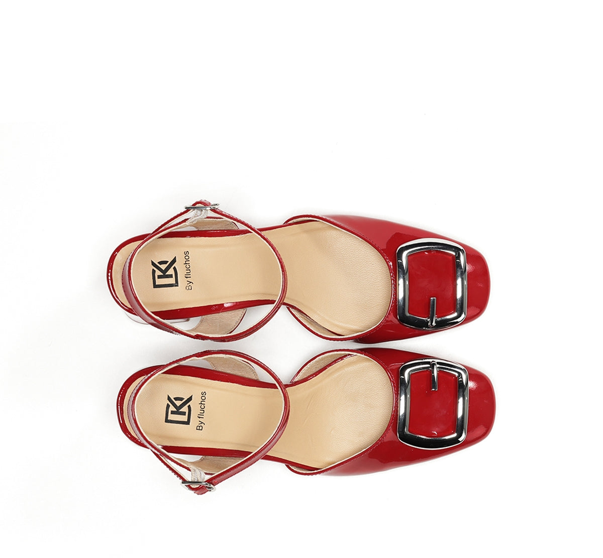 Fluchos Dorking Karla D9264 sandale rouge talon
