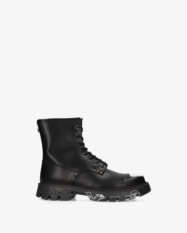 Premiata Brixton 461 Boots Homme Cuir Noir