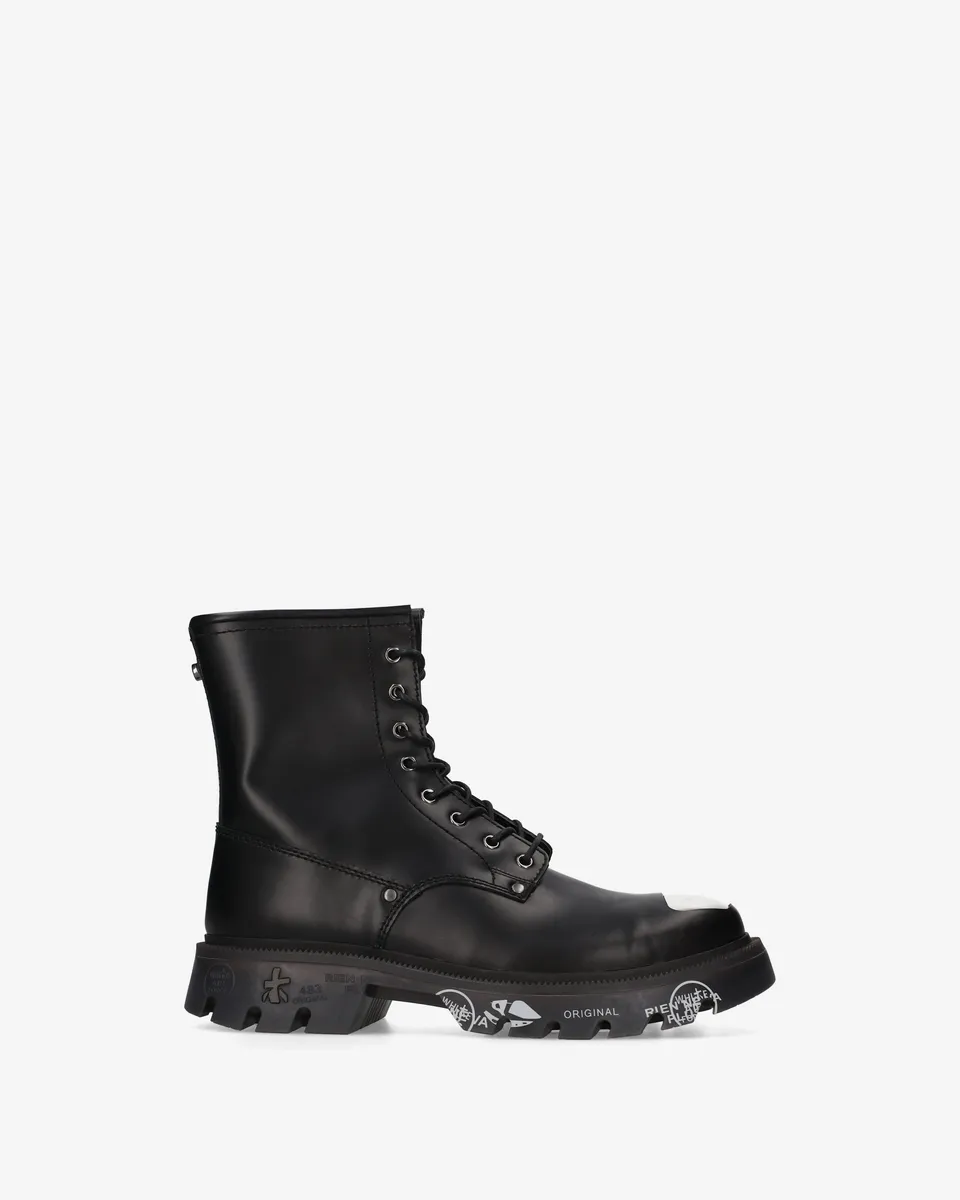 Premiata Brixton 461 Boots Homme Cuir Noir