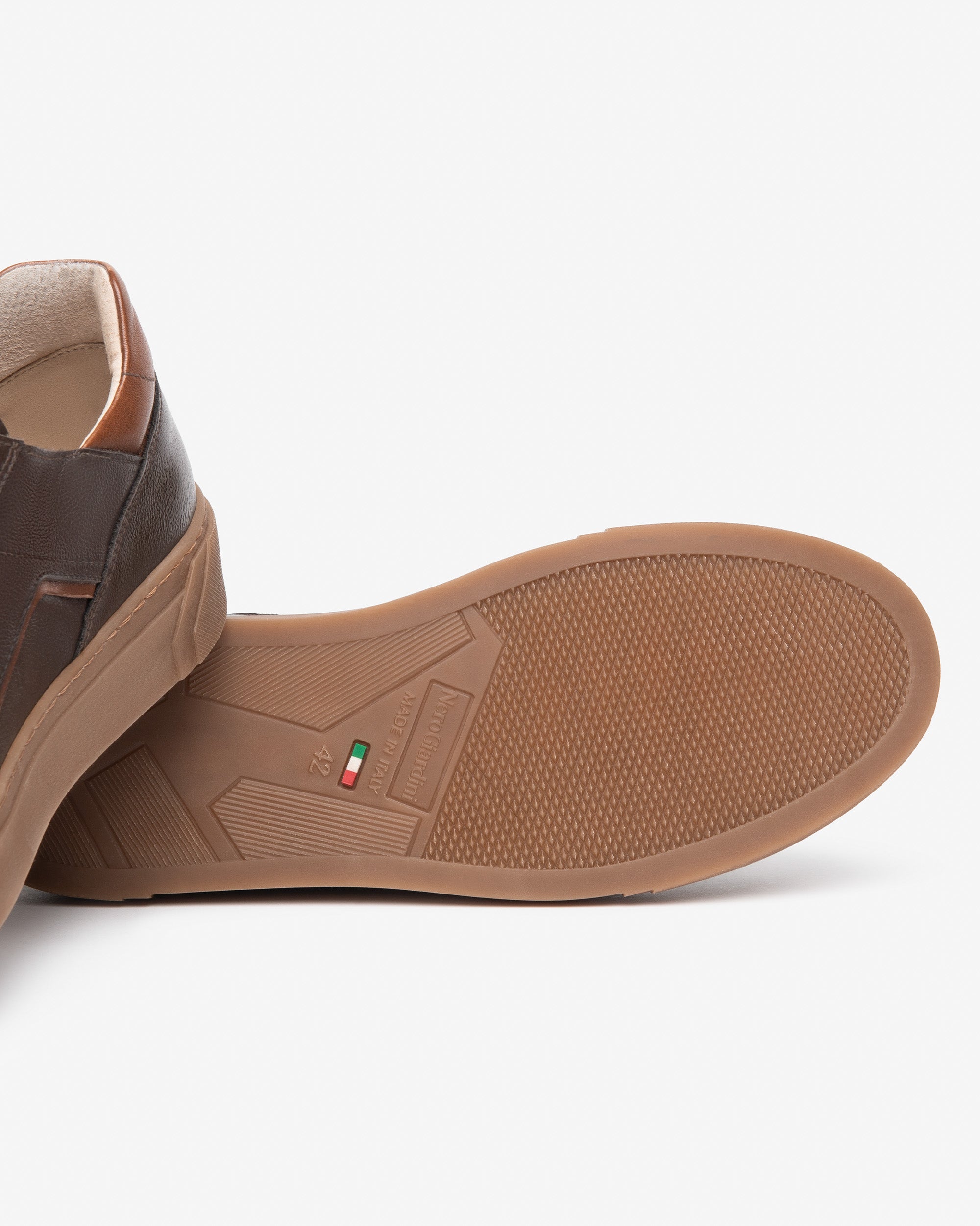 Nero Giardini Sneakers baskets homme cuir zip pointures 39-46