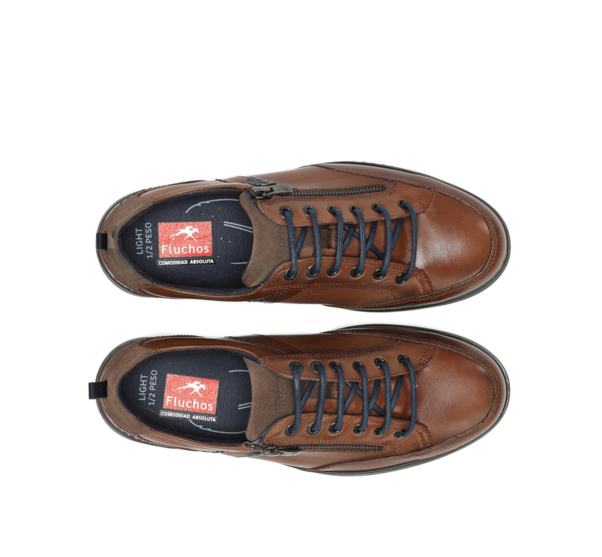 Fluchos Atlas F0298 basket marron homme cuir