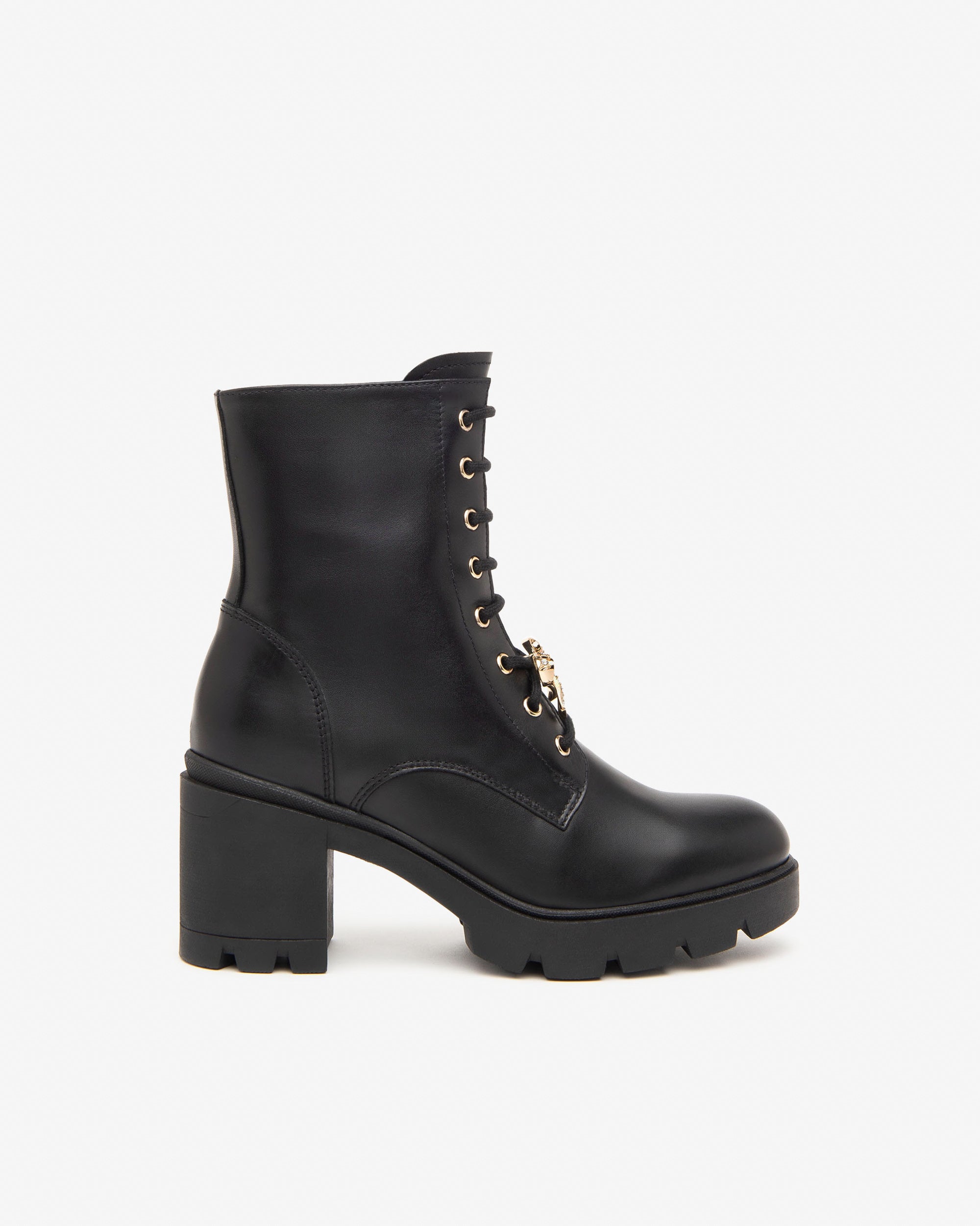 Nero Giardini Combat Boots Rangers Cuir Femme Hiver